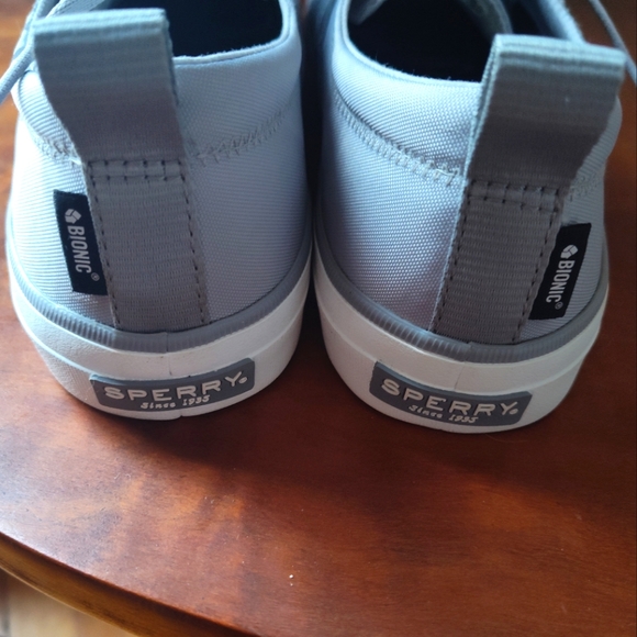 Sperry bionic Crest Vibe canvas sneaker in Gray - Picture 5 of 7